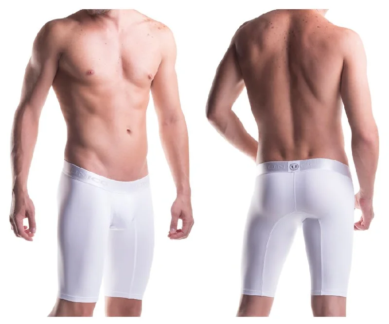 Extra Savings Unico 1200100300 (1212010030300) Boxer Briefs Cristalino Microfiber Color White