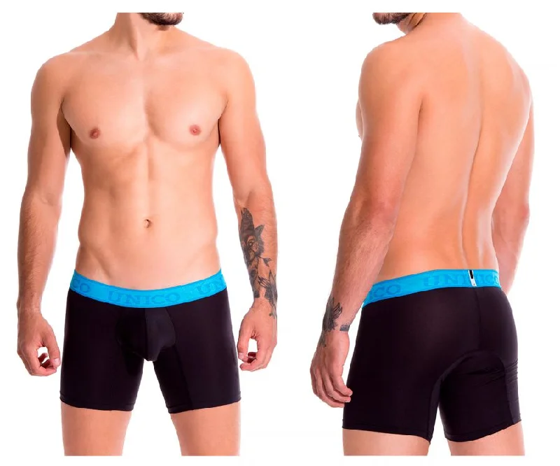 Overstock Sale Unico 19160100215 COLORS Dinamico Boxer Briefs Color 99-Black
