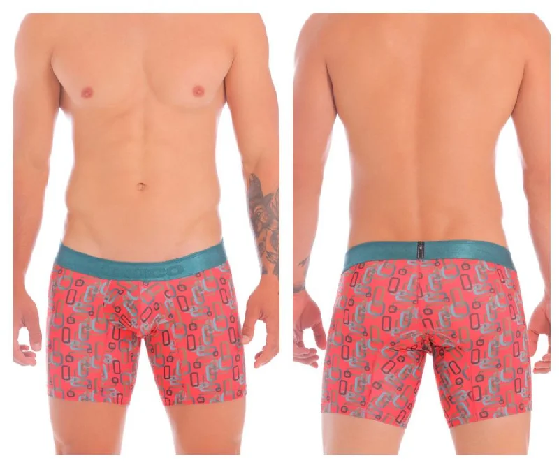 Huge Savings Unico 20070100229 Scheme Boxer Briefs Color 63-Red