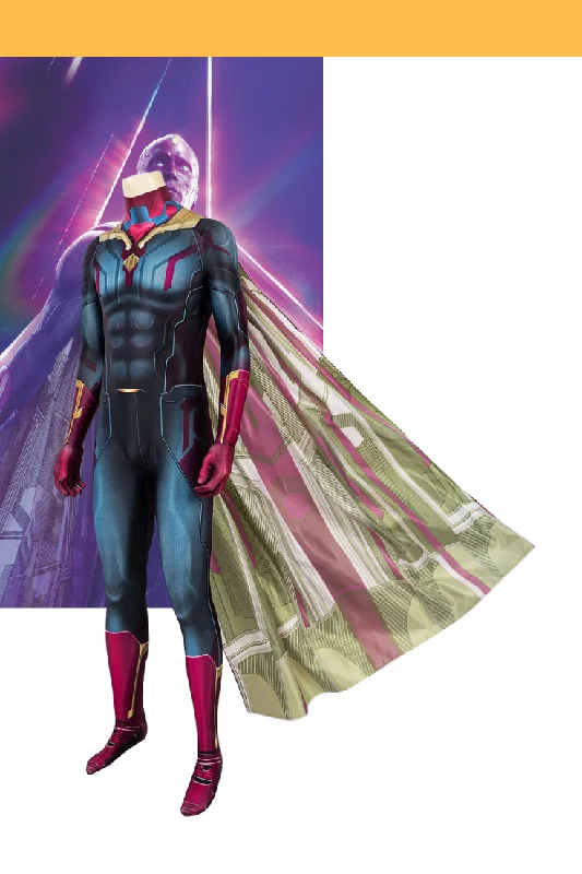 Weekend Specials to Savor Vision Infinity War Digital Printed Cosplay Costume
