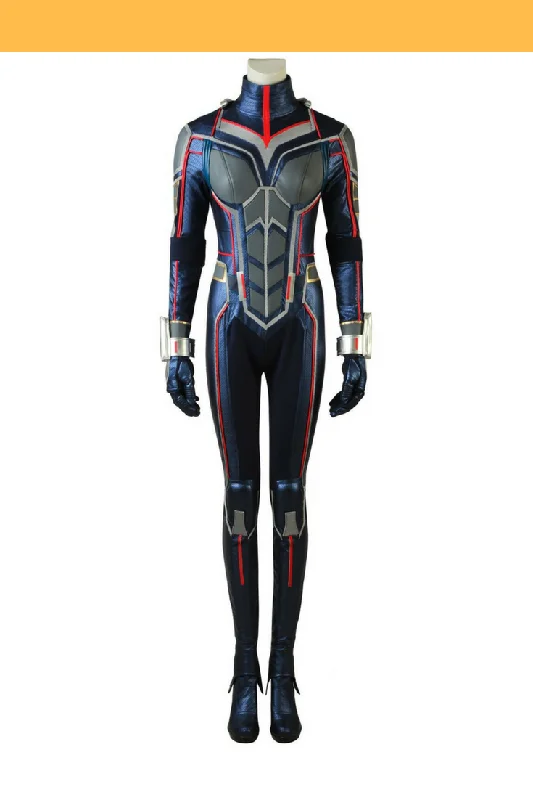 Early Bird Discount Wasp Metallic Blue PU Leather Cosplay Costume