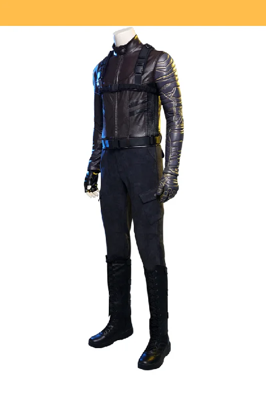 Buy More, Save More Winter Soldier The Falcon And Winter Soldier TV Series Full PU Leather Version Cosplay Costume