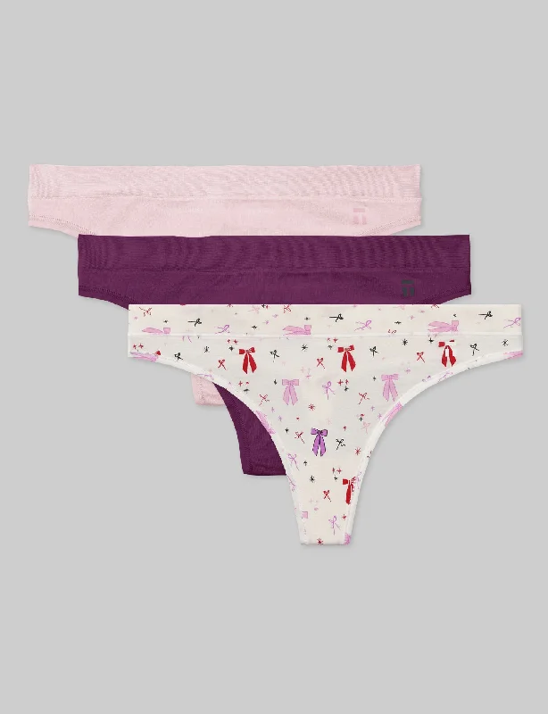 Buy Now Women's Second Skin Thong (3-Pack)