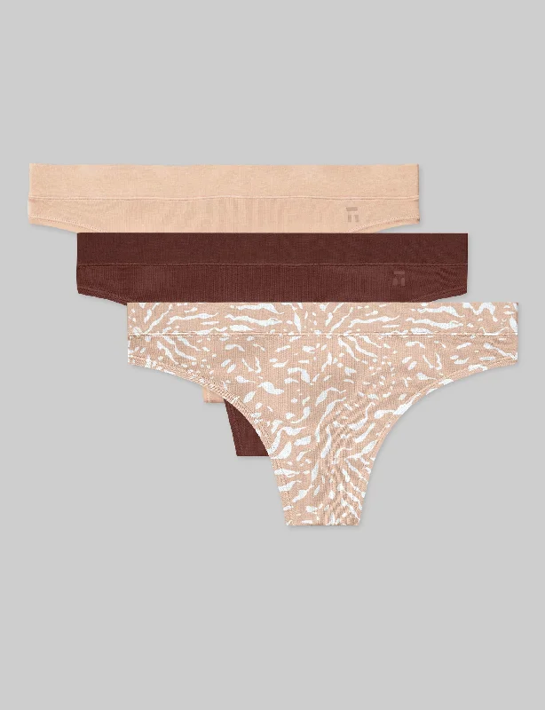 Final Offer Women's Second Skin Thong (3-Pack)