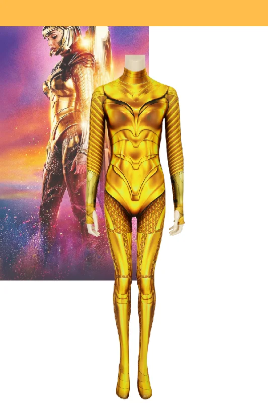 Limited Quantity Wonder Woman 1984 Gold Armor Digital Printed Cosplay Costume