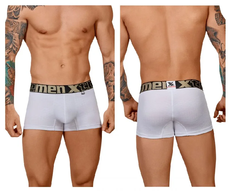 Extra Discount Xtremen 51436C Geometric Jacquard Trunk Color White