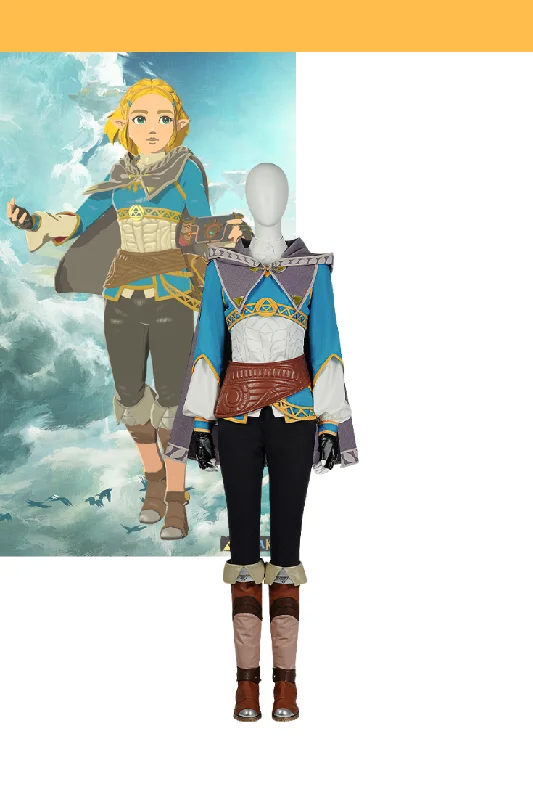 Final Clearance Zelda Tears of the Kingdom Textured Fabric Cosplay Costume