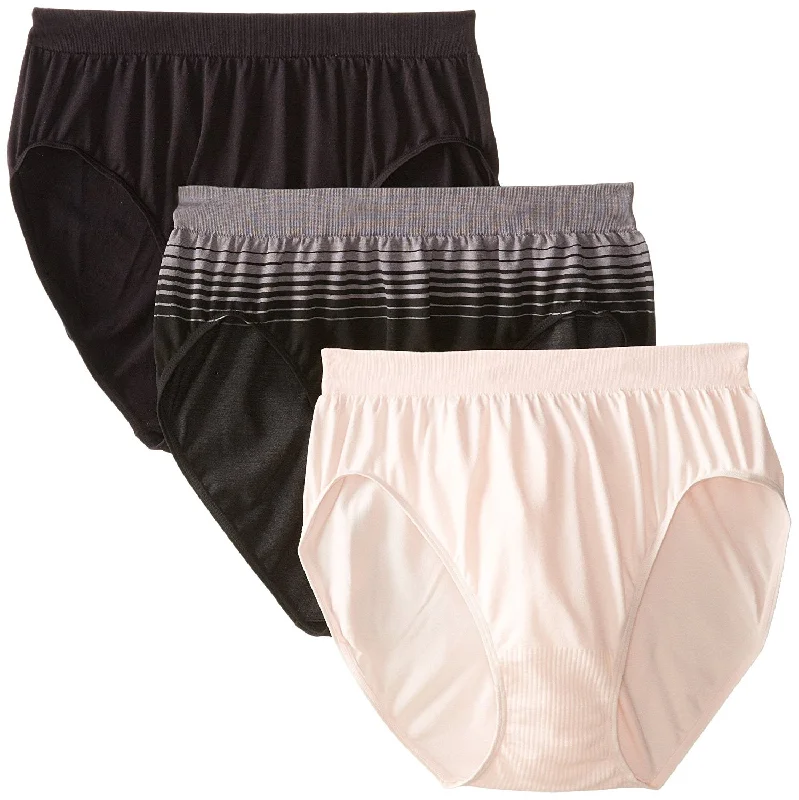 Big Savings Bali Womens Comfort Revolution Microfiber Hi-Cut Panty, 3-Pack