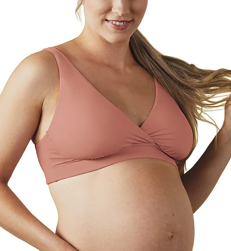 Price Drop BRAVADO! DESIGNS Ballet Plunge Crossover Bra (1260V) - Roseclay