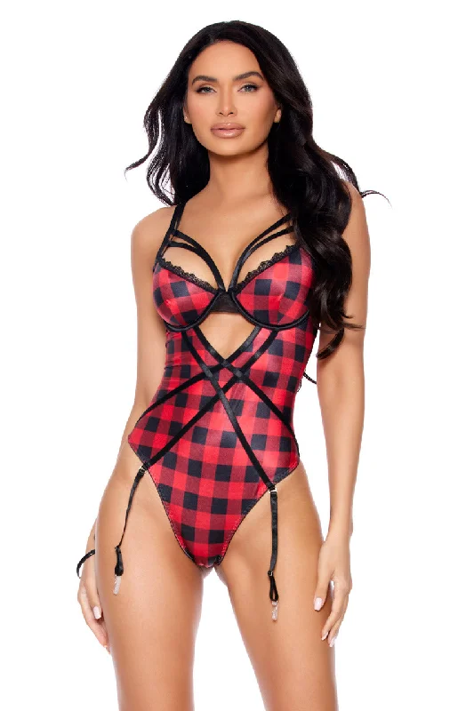 Doorbuster Deal Buffalo Plaid Pint Teddy