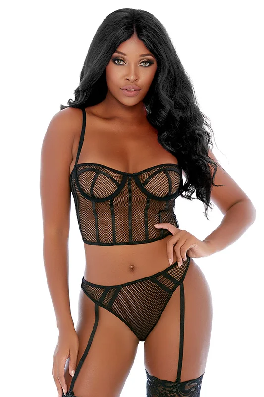 Sale Alert Can't Be Caged Bustier Set