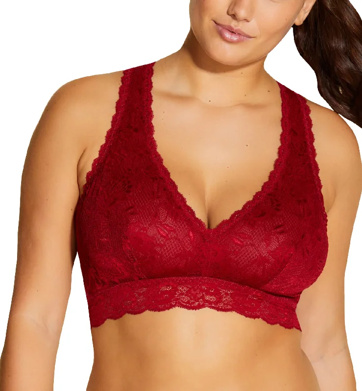 Instant Deal Cosabella NSN CURVY Racie Racerback Bralette (NEVER1355) - Sindoor Red