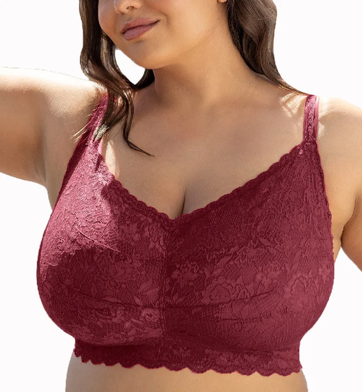 Final Clearance Cosabella NSN ULTRA CURVY Sweetie Bralette (NEVER1321) - Vino