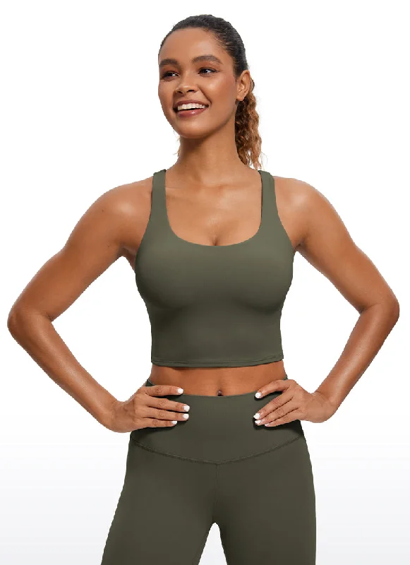 While Supplies Last Butterluxe Criss Cross Back Built-in Bra Tanks