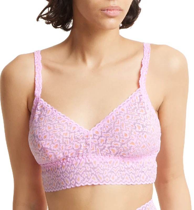 Special Price Hanky Panky Cross-Dyed Retro Bralette (7J7271) - Rose/Orange Blossom