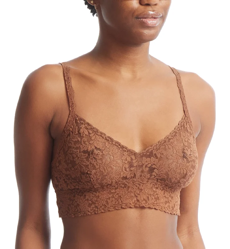 Price Rollback Hanky Panky V-Neck Retro Bralette (9K7272) - Macchiato