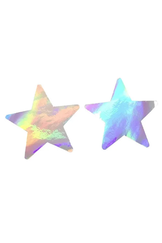 Hurry Up iridescent Star Pasties