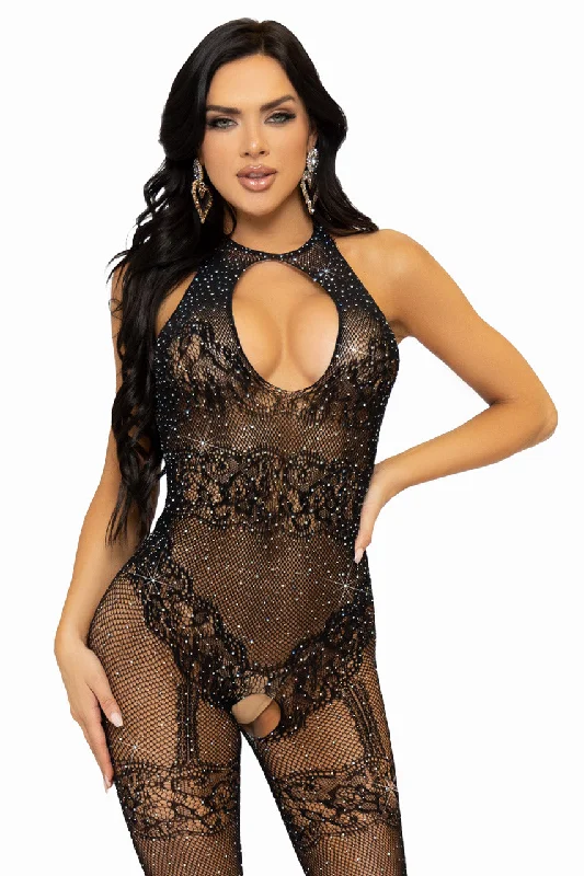 Daily Specials Just Between Us Rhinestone Bodystocking