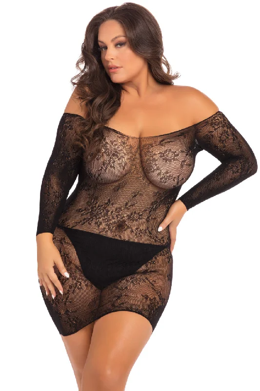 Weekend Bargains to Savor Plus Size Open Season Off the Shoulder Chemise
