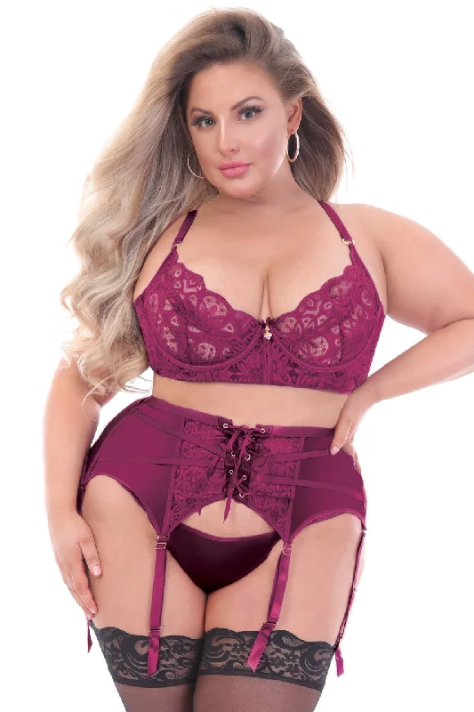 Weekend Bargains to Enjoy Plus Size Starstruck Bra and Panty Set