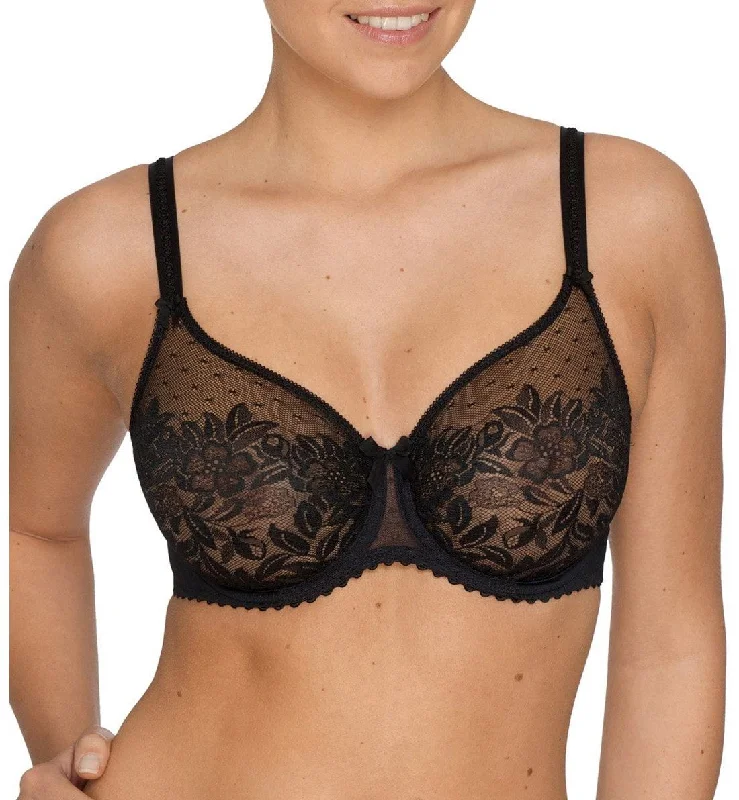 Early Bird Discount PrimaDonna Divine Seamless Non-Padded Underwire Bra (0162650) - Black Early Bird Discount PrimaDonna Divine Seamless Non-Padded Underwire Bra (0162650) - Black