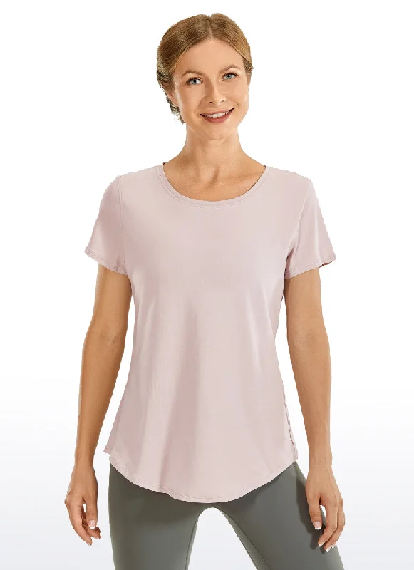 Weekend Offers That Tempt Pima Cotton Short Sleeves