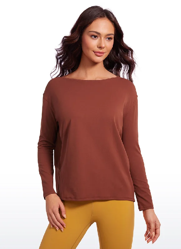 Weekend Offers That Impress Butterluxe-Light Hip Length Back Hem Long Sleeves