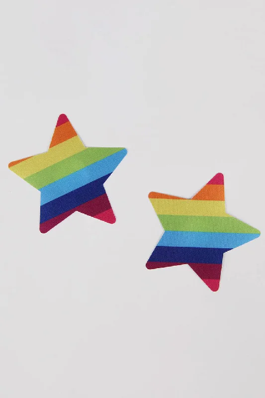 Can't Resist Rainbow Star Pasties