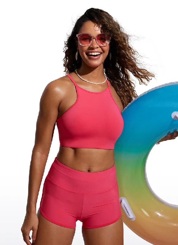 Online Only Sunshine Bikini Top High Neck