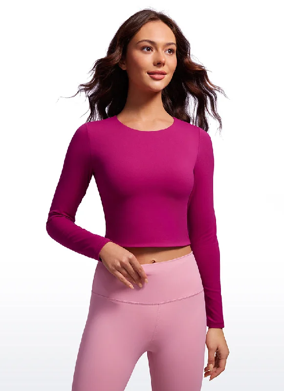 Flash Deal Butterluxe Double Lined Cropped Long Sleeves
