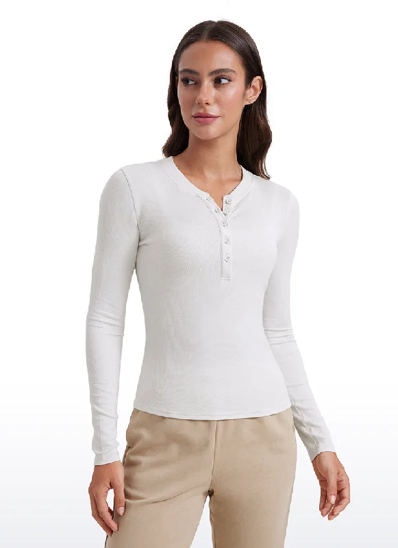 Massive Deals Henley Shirts Button Down Long Sleeves