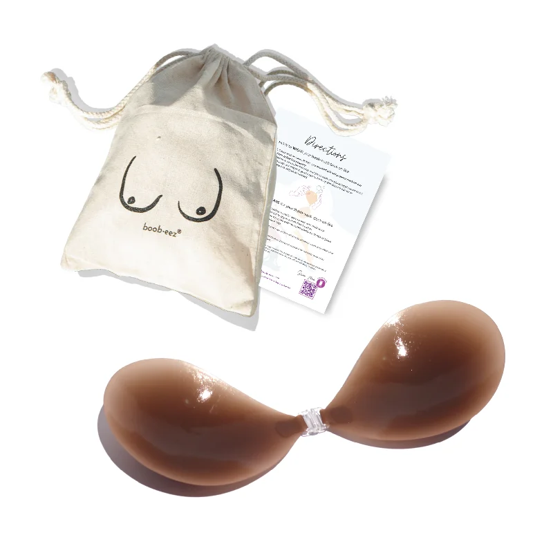 Make Your Weekend Count with Savings Seamless Stick-On Bra in DARK TINT
