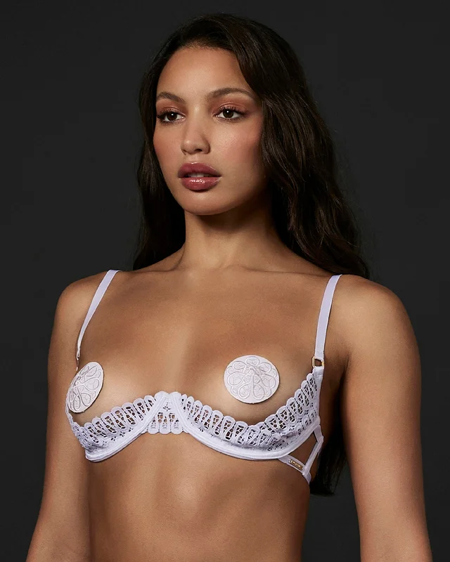 Limited Quantity Tallulah Nipple Pasties White